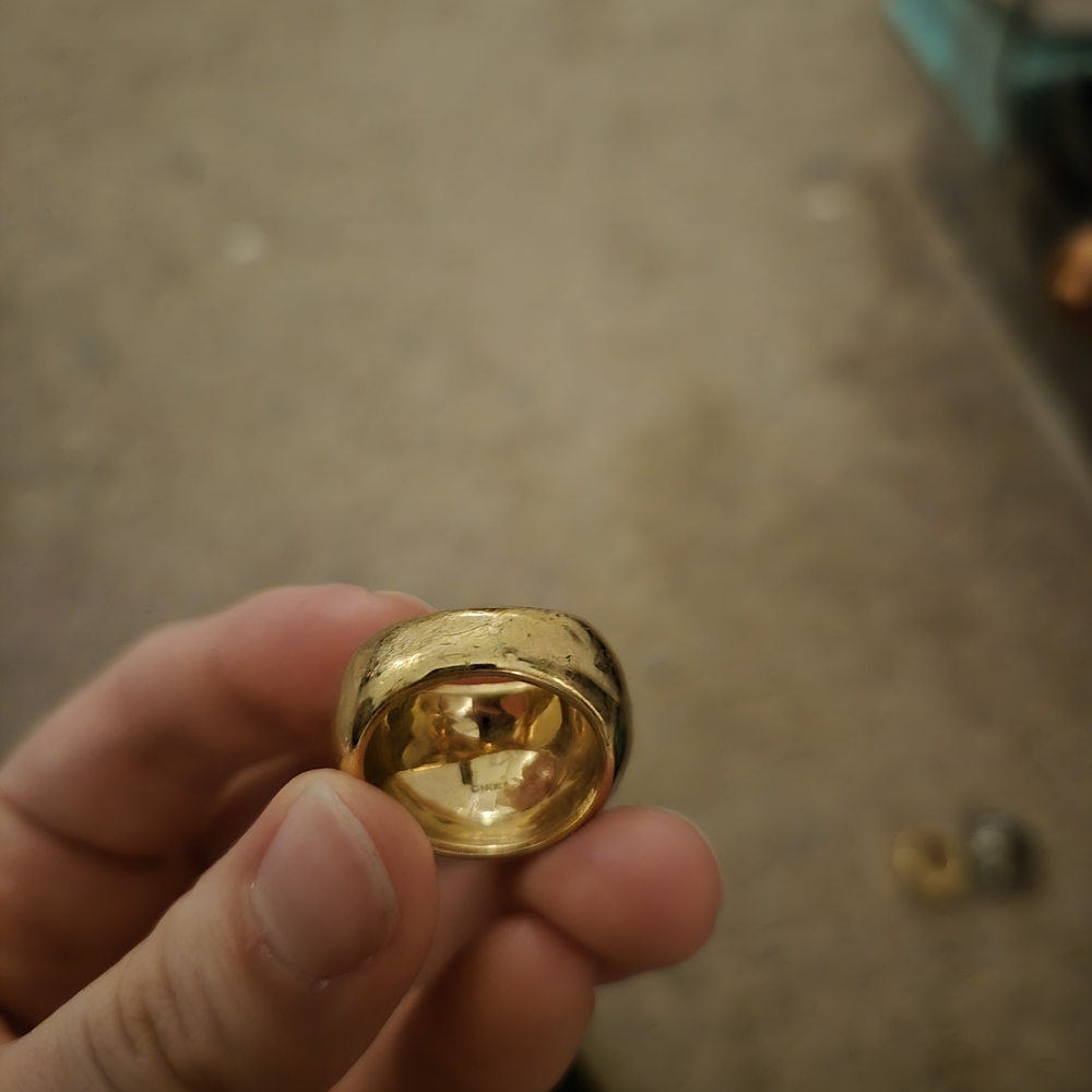 Coach Gold Ring - Picture 3 of 4